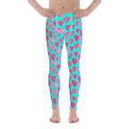 Pink Hearts Men's Leggings