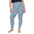 Pink Hearts Plus Size Leggings