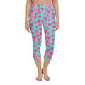 Pink Hearts Yoga Capris