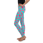 Pink Hearts Youth Leggings