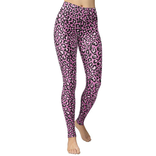 Pink Leopard Yoga Leggings