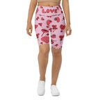 Pink Love Biker Shorts