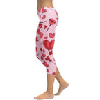 Pink Love Capris