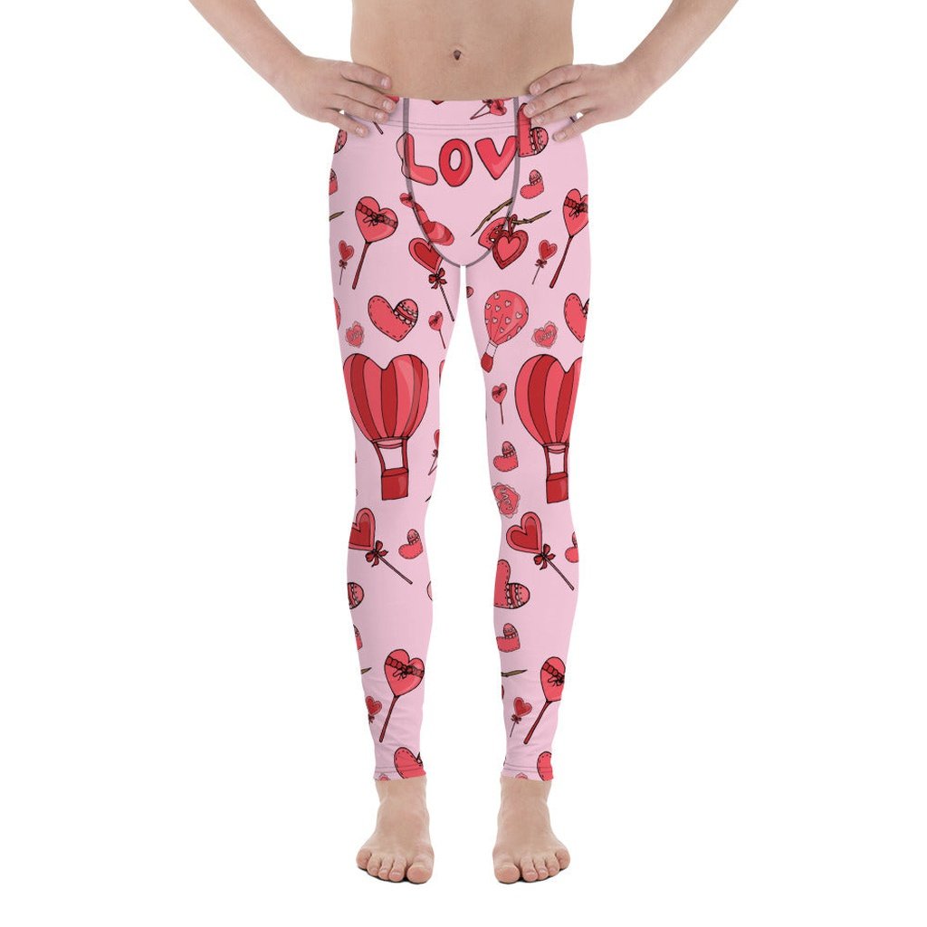 Pink Love Men's Leggings