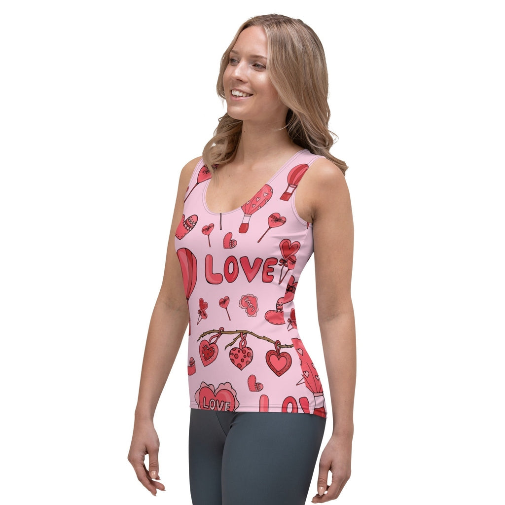 Pink Love Tank Top