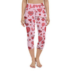 Pink Love Yoga Capris