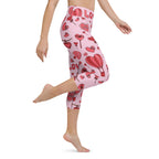 Pink Love Yoga Capris