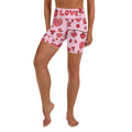 Pink Love Yoga Shorts