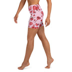 Pink Love Yoga Shorts
