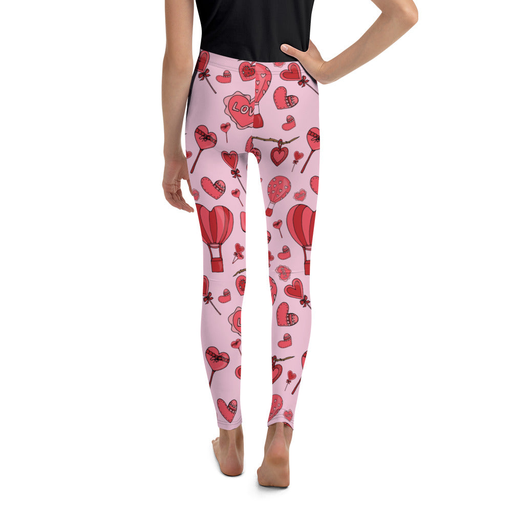 Pink Love Youth Leggings