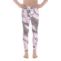 Pink Marble Men's Leggings