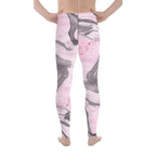 Pink Marble Men's Leggings