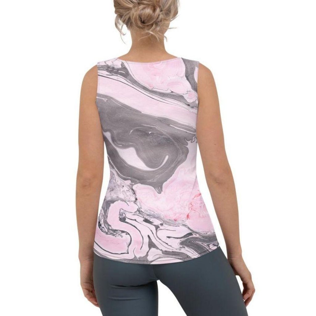 Pink Marble Tank Top