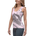 Pink Marble Tank Top