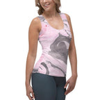 Pink Marble Tank Top