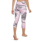 Pink Marble Yoga Capris