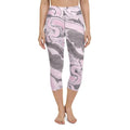 Pink Marble Yoga Capris