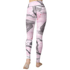 Pink Marble Yoga Leggings - FiercePulse - Premium Workout Leggings - Yoga Pants