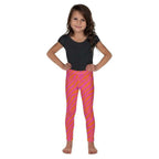 Pink & Orange Zebra Kid's Leggings