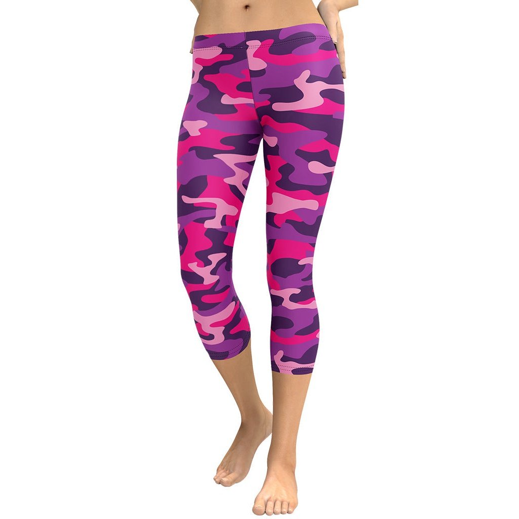 Pink & Purple Camo Capris
