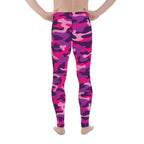 Pink & Purple Camo Men's Leggings