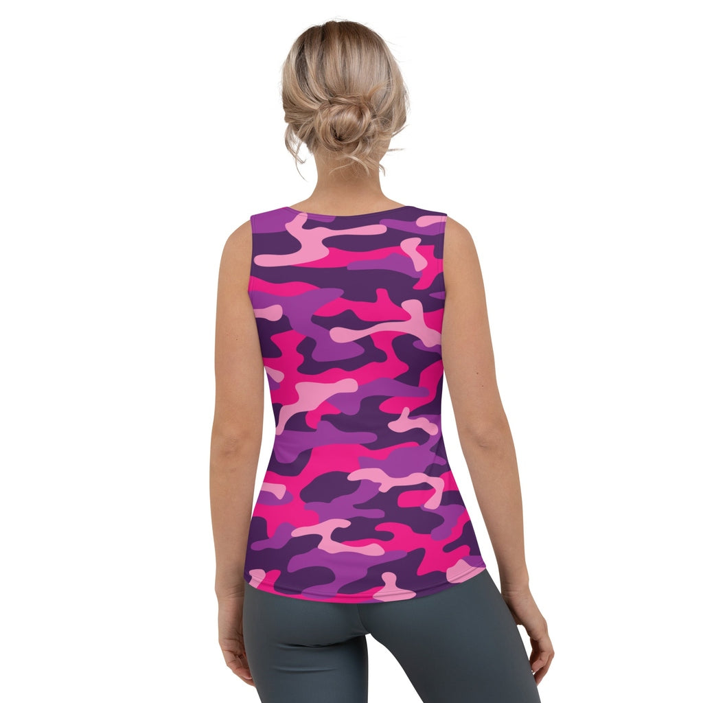 Pink & Purple Camo Tank Top