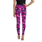 Pink & Purple Camo Youth Leggings