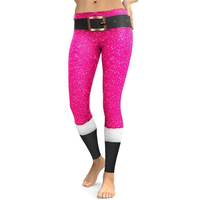 Pink Santa's Outfit Leggings