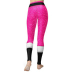 Pink Santa's Outfit Yoga Leggings