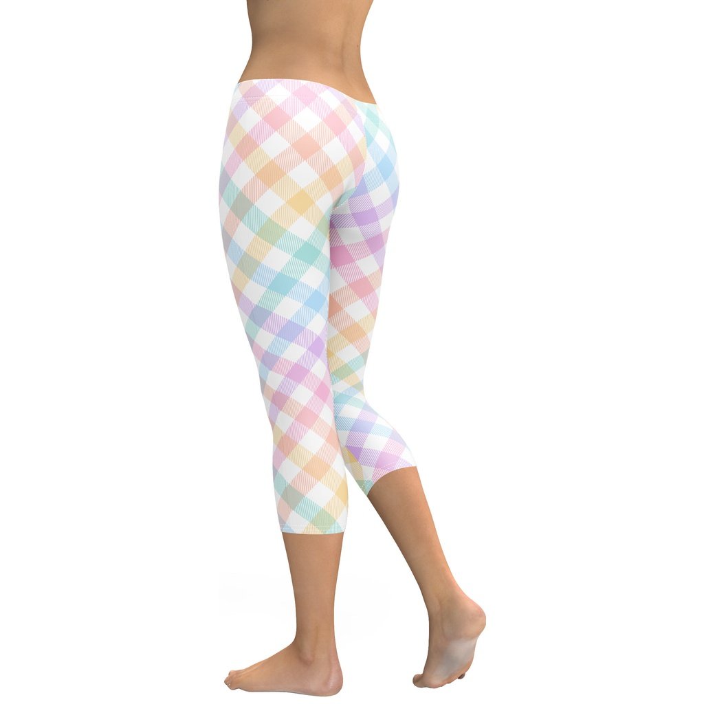 Plaid Easter Capris