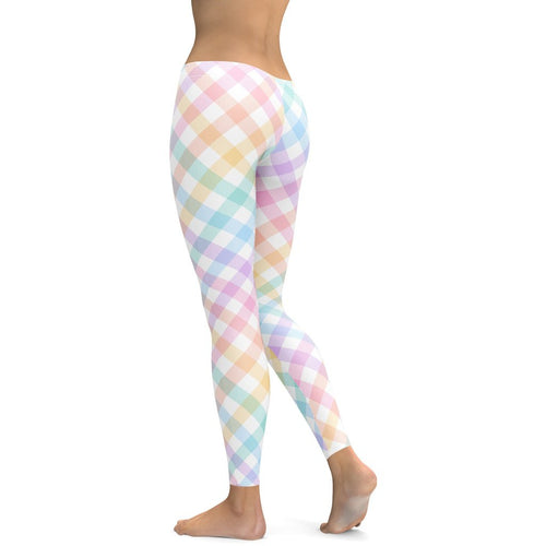 Plaid Easter Leggings