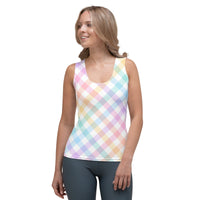 Plaid Easter Tank Top