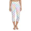 Plaid Easter Yoga Capris