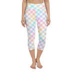Plaid Easter Yoga Capris