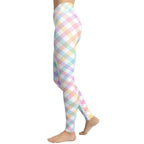 Plaid Easter Yoga Leggings