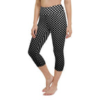 Polka Dot Optical Yoga Capris