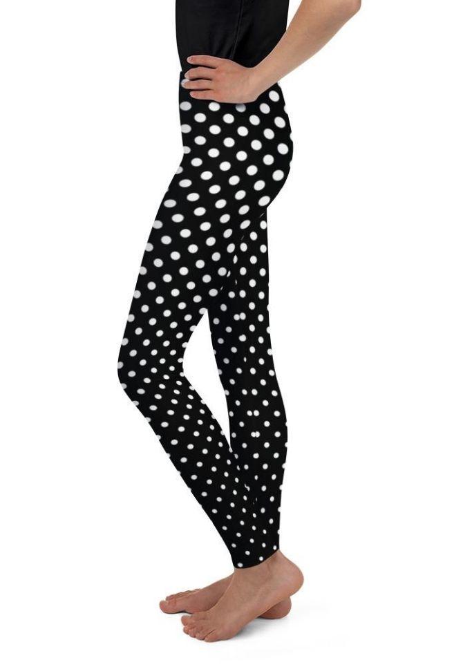 Polka Dot Optical Youth Leggings