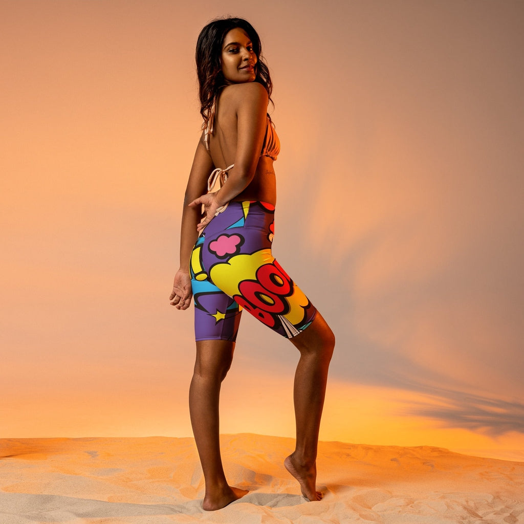 Pop Art Biker Shorts