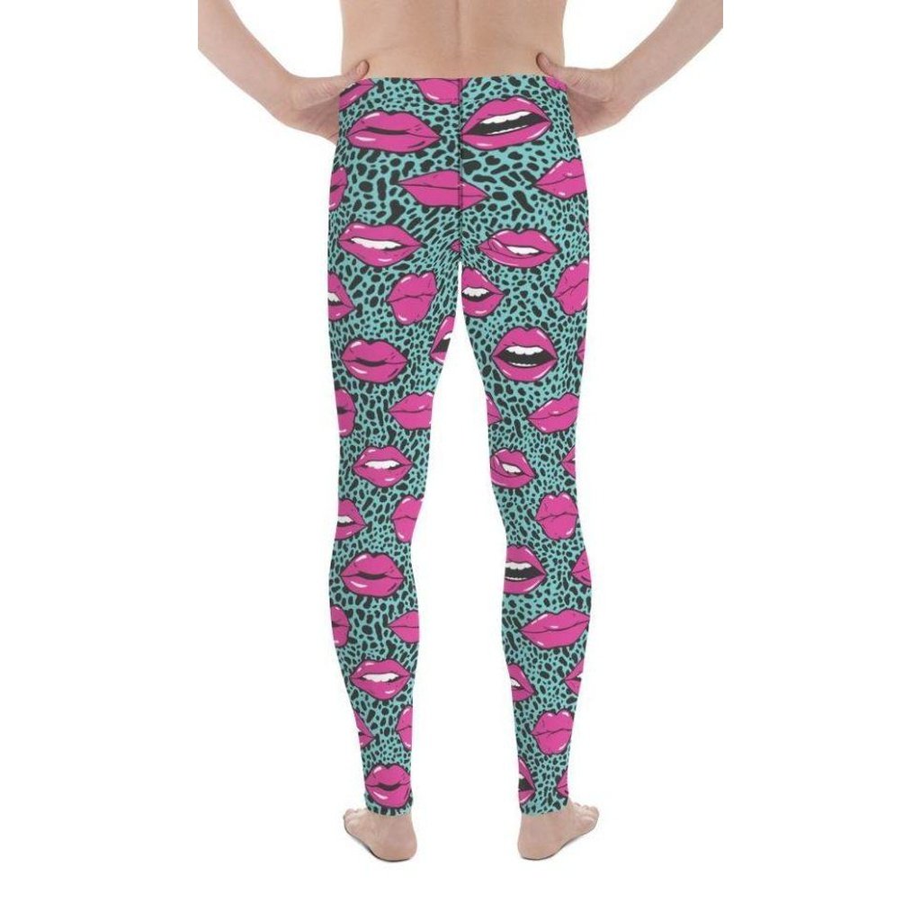 Pop Art Lips Men's Leggings