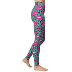 Pop Art Lips Yoga Leggings