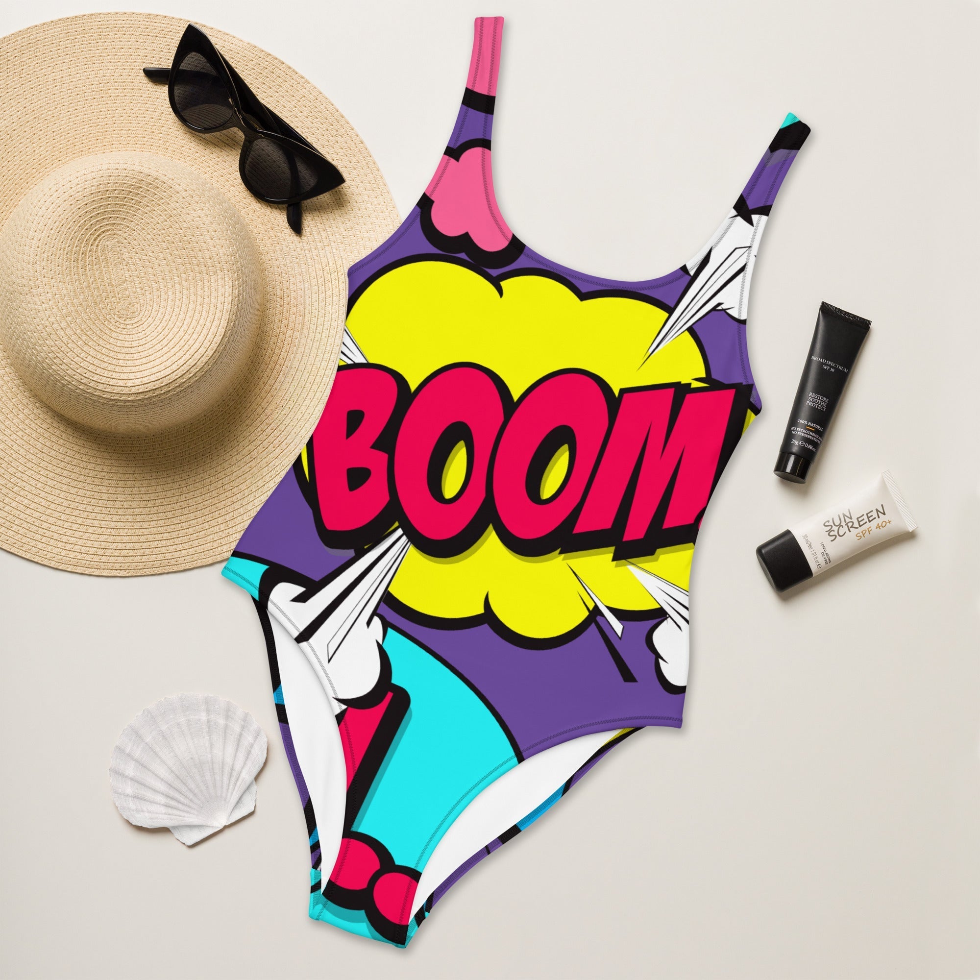 Pop Art One-Piece Swimsuit