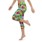Pop Art Pug Yoga Capris