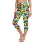 Pop Art Pug Yoga Capris