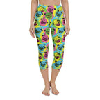 Pop Art Pug Yoga Capris