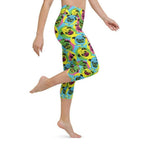 Pop Art Pug Yoga Capris
