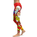 Pop Art Santa Christmas Leggings