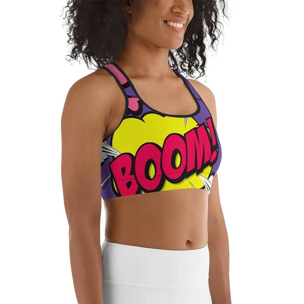 Pop Art Sports Bra