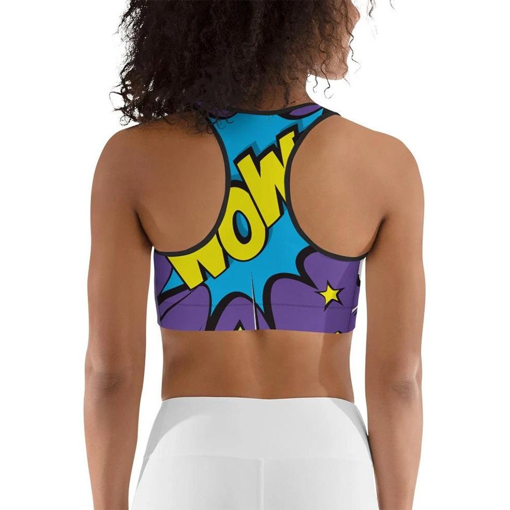 Pop Art Sports Bra