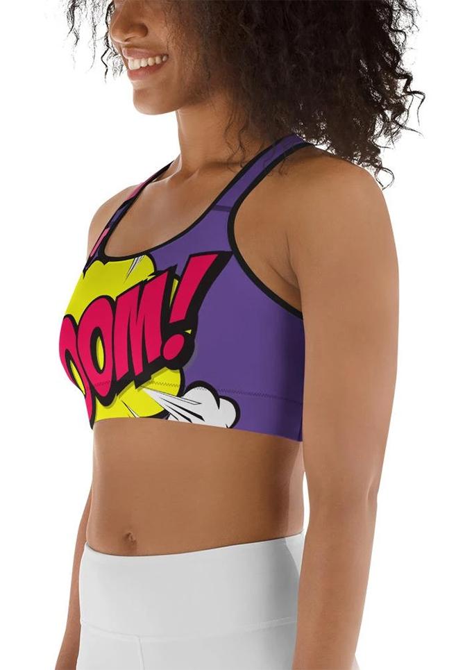 Pop Art Sports Bra