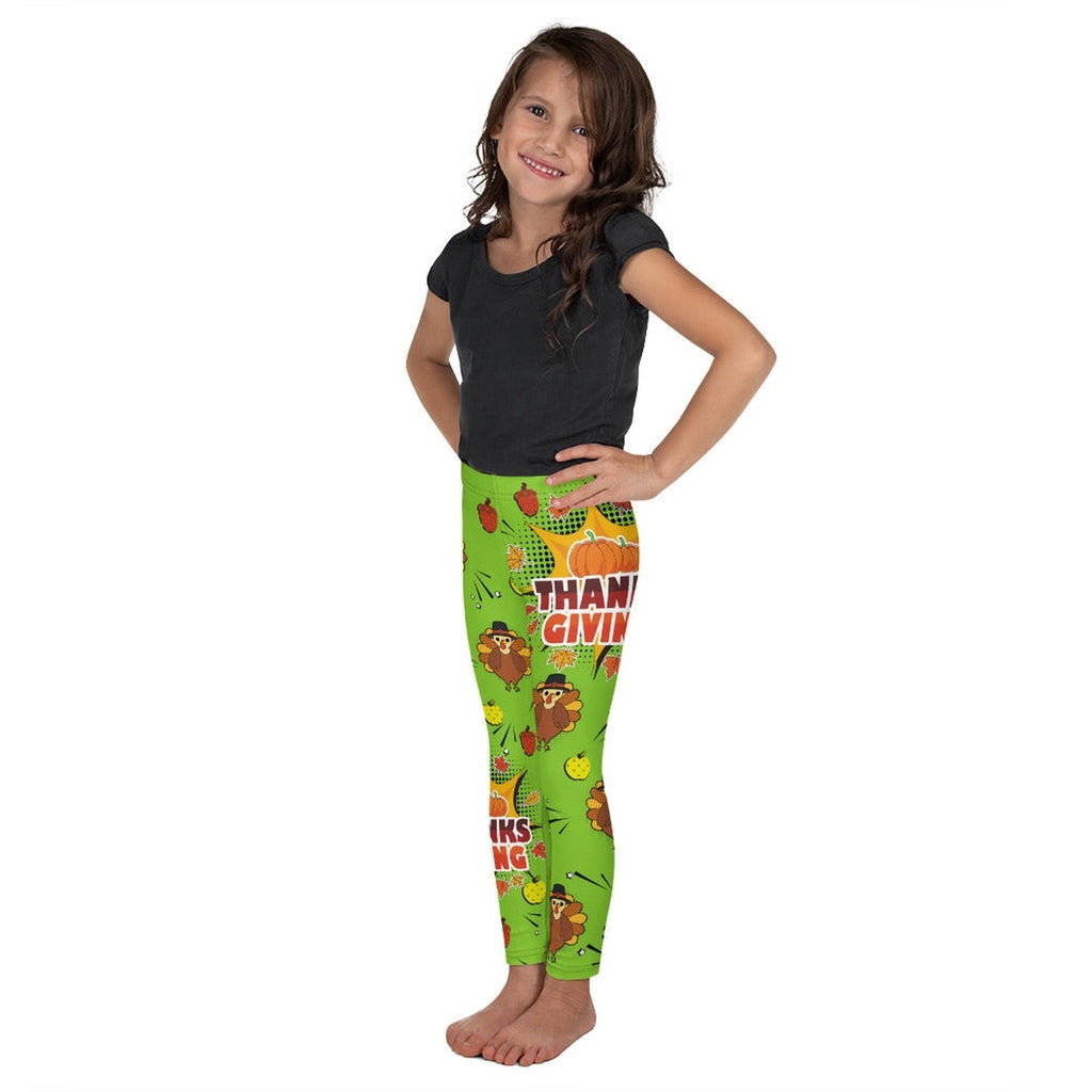 Pop Art Thanksgiving Kid's Leggings